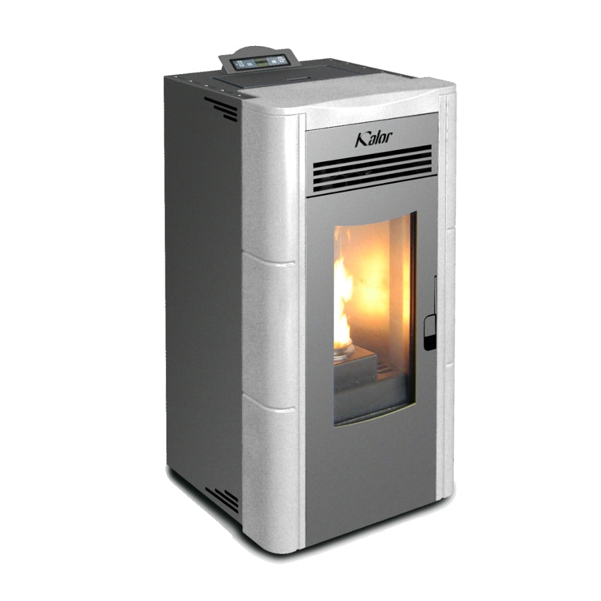 KALOR Pelletofen Perfecta Maiolika Edda 10 weiss | klimaworld.com