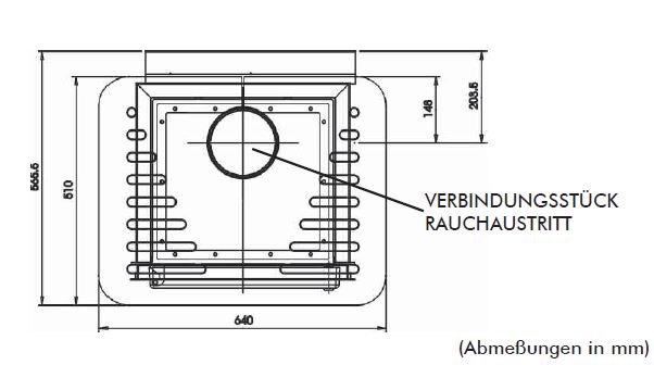 Wasserführender Kaminofen Warm CS 15kW Edilkamin Warmhaltefach