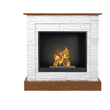 Aflamo Bio-Kamin | Vigo Stone mit Einsatz Bio 60