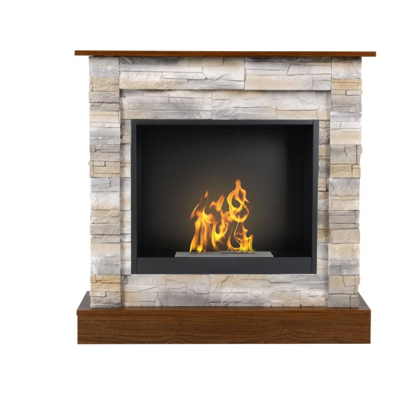 Aflamo Bio-Kamin | Vigo Stone mit Einsatz Bio 60