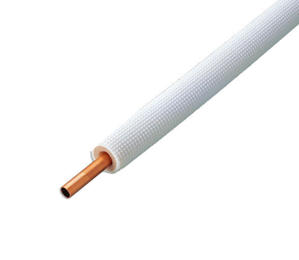 Isolierte Kältemittelleitung Einzelrohr, 3/8 Zoll, 9,53 mm 