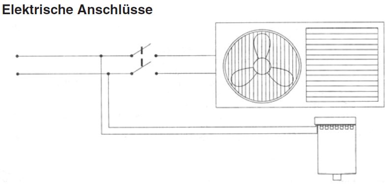 Verdampfer Elektroanschluss