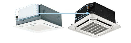 Deckenkassette 4-Wege Multisplit DC Inverter Midea Innengerät 2,6kW 