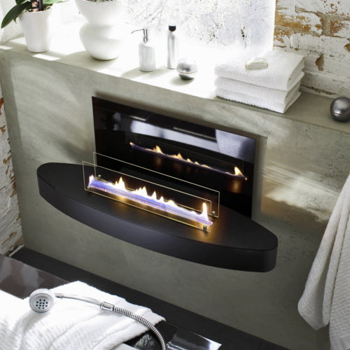 ebios-fire Wandkamin Elipse Wall - Milieu 4