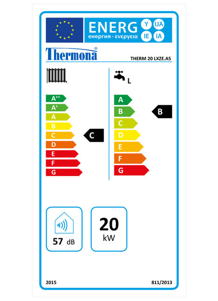Thermona Kombitherme mit integriertem Warmwasserspeicher