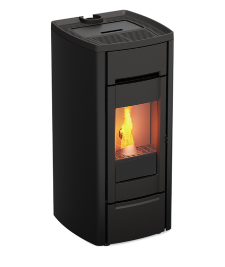 Kalor Pelletofen Ermetica 98 Cast Iron Mod. 10C, schwarz | klimaworld.com