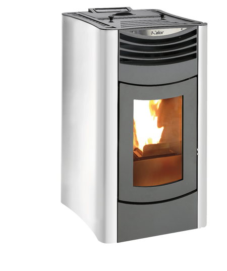 KALOR Pelletofen Ermetica 98 Nux Mod 8 weiss | klimaworld.com