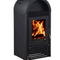 EuroTeplo Kaminofen wasserführend | Marbella Schwarz  | 12 kW