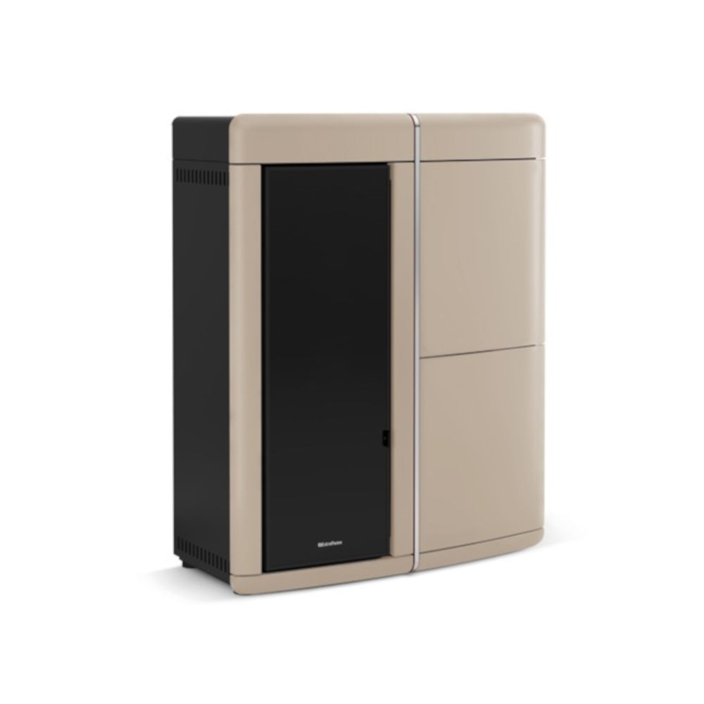 Extraflame Pelletofen EVELYNE IDRO 2.0, taupe | klimaworld.com