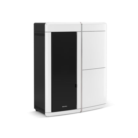 Extraflame Pelletofen EVELYNE IDRO 2.0, weiss | klimaworld.com