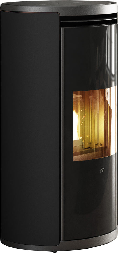 Edilkamin Evia2 Up Stahl Schwarz