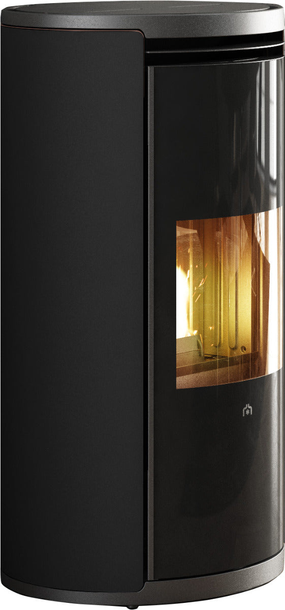Edilkamin Evia2 Up Stahl Schwarz