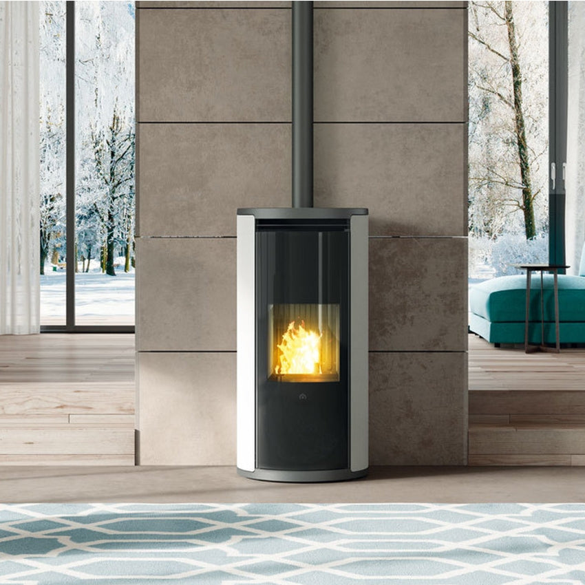 Edilkamin Pelletofen Evia | Glas+Stahl | 8,2 kW