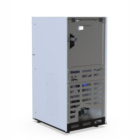 Evopell Pelletkessel mit 15 kW - Rückansicht