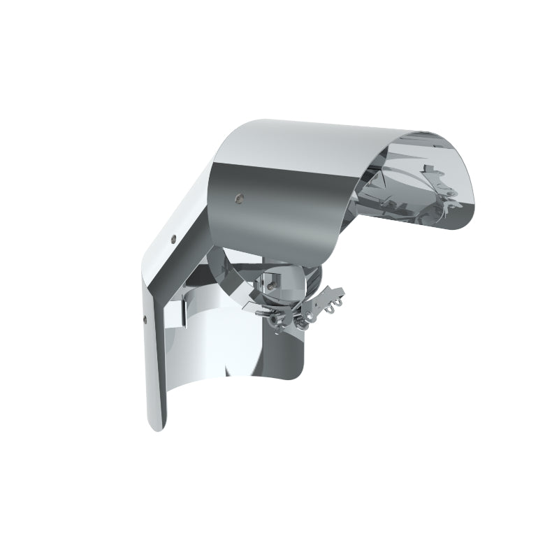 Strahlenschutz Pellet Line Bogen 90° stehend | Ø80mm | unlackiert