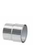 Pellet Wandfutter Edelstahl Pellets-Verbindung DN 100mm