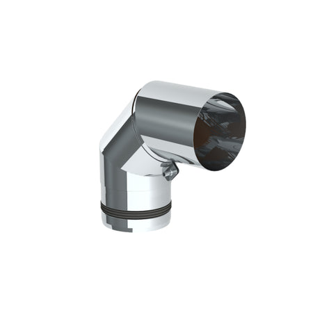 Pellet - Ofenrohr | Winkel 90 Grad | starr | Ø 80mm | mit Revision | Edelstahl