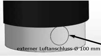 Kaminofen Vogue 6 kW Edilkamin Luftheizer