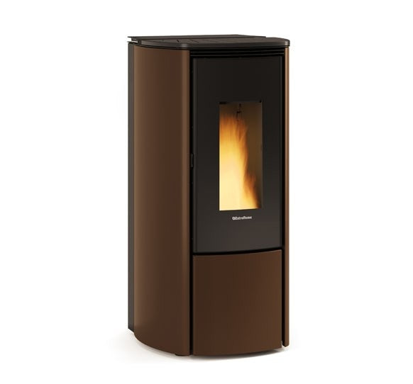 Extraflame Evolution Line Pelletofen Katia 9 bronze seitlich