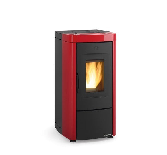 Extraflame Pelletofen Moira Evo in bordeaux