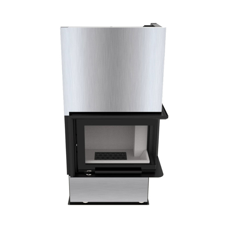 KRETZ | Kamineinsatz F 109 | Eckkamin rechts | Schiebetür | 10 kW ➔ www.klimaworld.com