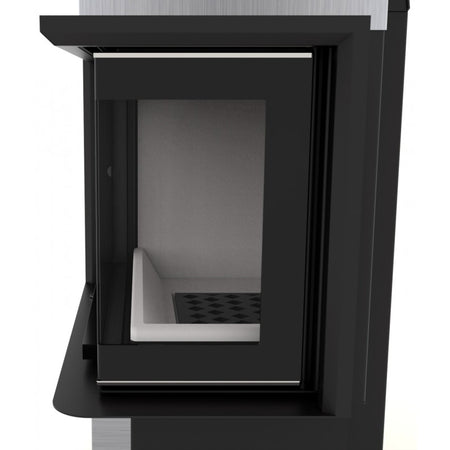 KRETZ | Kamineinsatz F 109 | Eckkamin rechts | Schiebetür | 10 kW