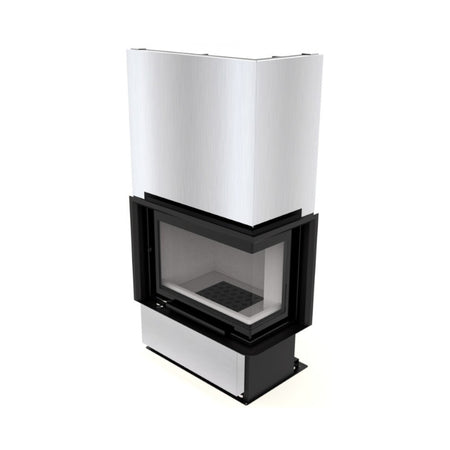 KRETZ | Kamineinsatz F 109 | Eckkamin rechts | 10 kW  ➔ www.klimaworld.com