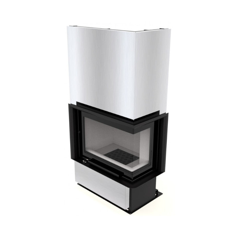 KRETZ | Kamineinsatz F 109 | Eckkamin rechts | 10 kW  ➔ www.klimaworld.com