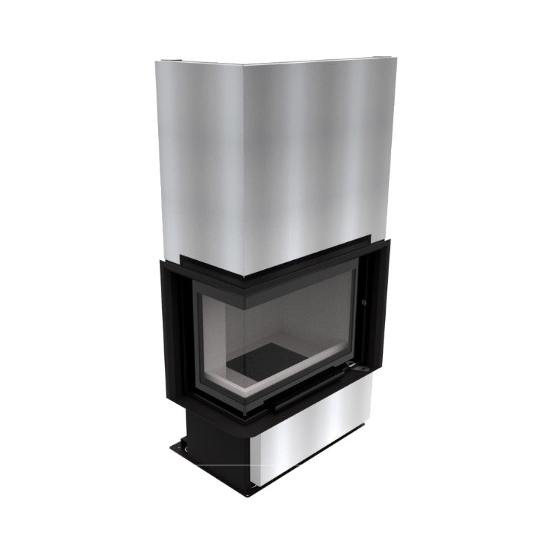 KRETZ | Kamineinsatz F 110 | Eckkamin links | 10 kW  ➔ www.klimaworld.com