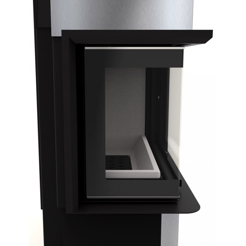 KRETZ | Kamineinsatz F 110 | Eckkamin links | Schiebetür | 10 kW 