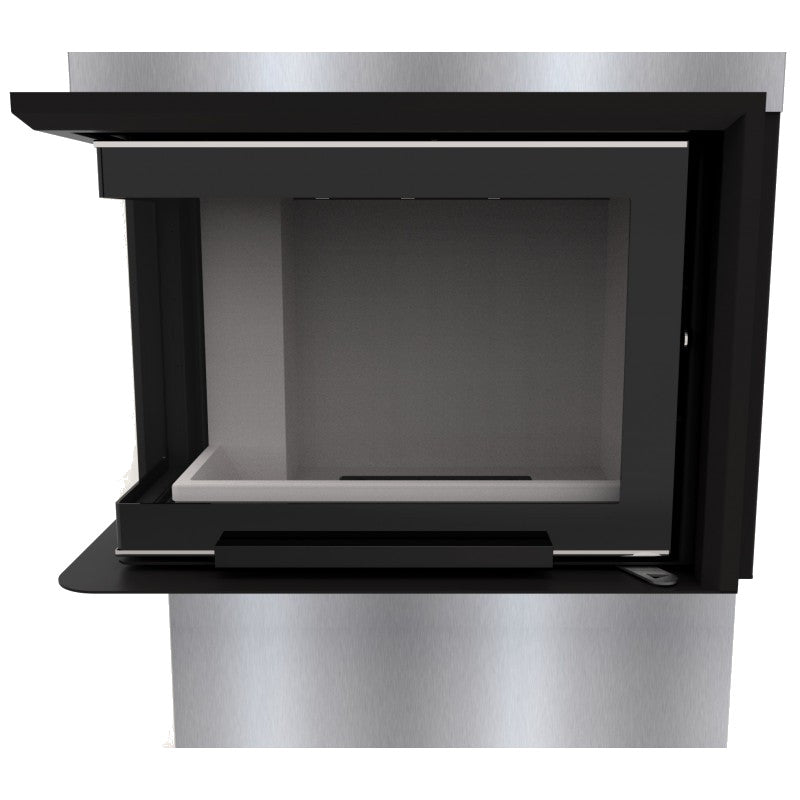 KRETZ | Kamineinsatz F 110 | Eckkamin links | Schiebetür | 10 kW 