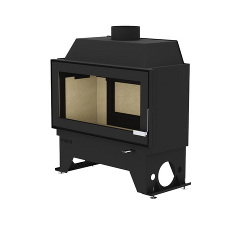 KRETZ | Kamineinsatz F 103-10 | Befeuerung vorn + hinten | 10 kW ➔ www.klimaworld.com