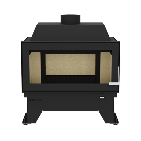 KRETZ | Kamineinsatz F 103-10 | Befeuerung vorn + hinten | 10 kW
