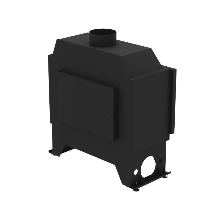 KRETZ | Kamineinsatz F 103-10 | Befeuerung vorn + hinten | 10 kW - Rückansicht