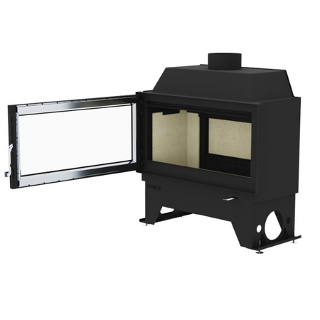 KRETZ | Kamineinsatz F 103-10 | Befeuerung vorn + hinten | 10 kW