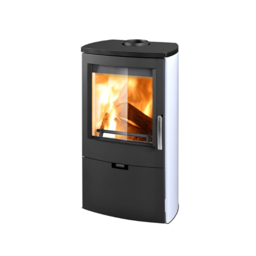 Thorma | Kaminofen | FALUN II | schwarz/weiß | 8 kW