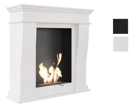 Kratki Biokamin Jupiter inkl. MDF-Verkleidung in weiß oder schwarz 