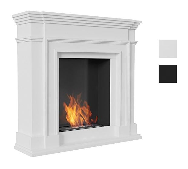 Kratki Biokamin Legionis inkl. MDF-Verkleidung in weiß oder schwarz
