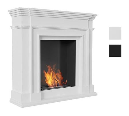 Kratki Biokamin Legionis inkl. MDF-Verkleidung in weiß oder schwarz