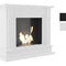 Kratki Biokamin February inkl. MDF-Verkleidung in weiß oder schwarz