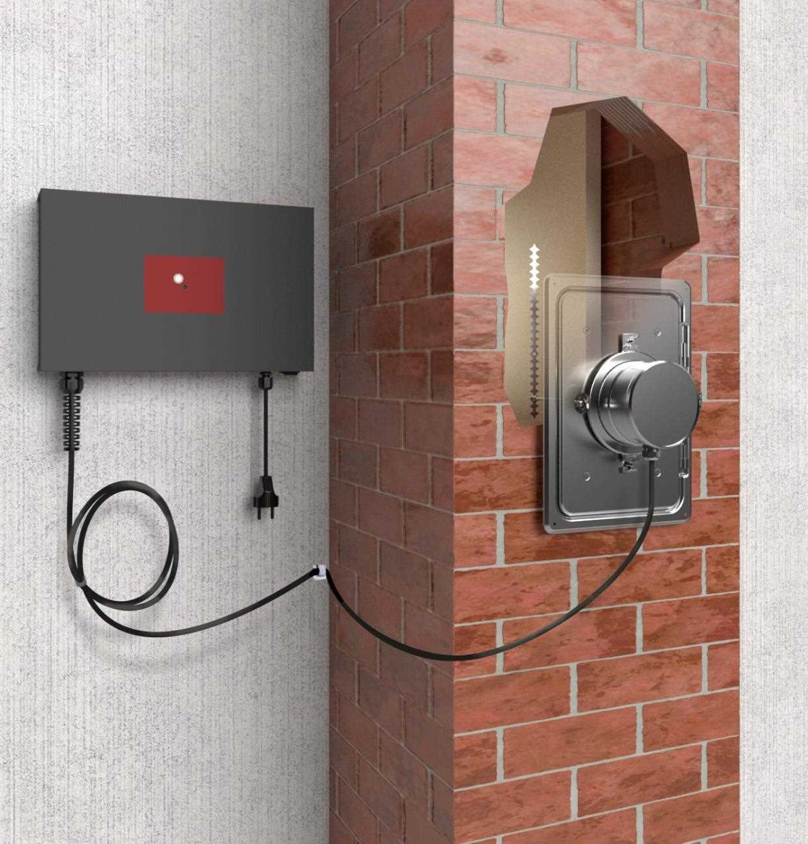 Kutzner+Weber Feinstaubabscheider Airjekt 1 Outdoor, Einbau | klimaworld.com