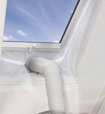 TCL | Fensterabdichtung für mobile Klimageräte | HT-800 - Dachfensteransicht