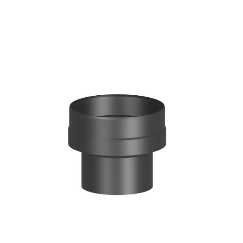 Ofenrohr/ Rauchrohr/ Erweiterung Ø 80-120mm, lackiert gussgrau