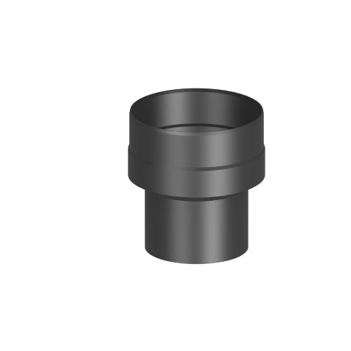 Ofenrohr/ Rauchrohr/ Erweiterung Ø 150-200mm, lackiert schwarz