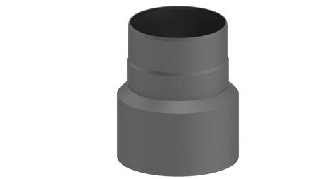 Ofenrohr/ Rauchrohr/ Reduzierung Ø 180-130mm, lackiert gussgrau