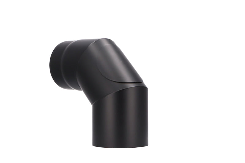 Rauchrohrbogen | 90° FERRO Ø 150mm mit Reinigungsöffnung