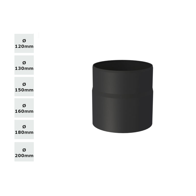 Jeremias FERRO-LUX Längenelement 150mm+Kondensatring schwarz