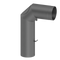 Winkelrohr / Ofenrohr / Rauchrohr FERRO Ø 200 mm, lackiert gußgrau