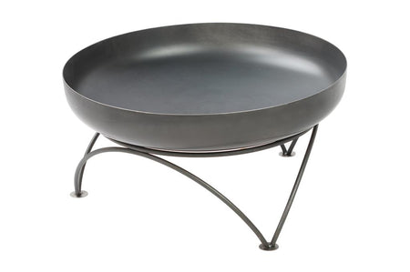 Gardener dekorative Feuerschale auf geschwungenen Beinen TF-FS 107-1 aus Rohstahl // Klimaworld.com