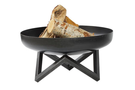 Gardener dekorative Feuerschale mit Zickzack-Beinen TF-FS 109-1 aus Rohstahl // Klimaworld.com
